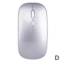게이밍마우스 게임용 컴퓨터 무선 마우스 RGB 충전식 블루투스 24GHz 52 컴퓨터 사일런트 LED 게임용 노트, 04 D, 한개옵션1