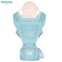 런메시 Runmecy 아가띠 베이비 올인원 아가띠 신생아아기띠 다용도 허리 의자, 그린