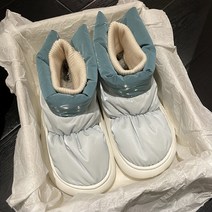 패딩신발 하이탑 기모 겨울 실내 스노우 방수 벨벳 방한 부츠