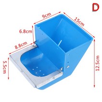 닭장만들기 병아리부화기 닭장 1PC 토끼 먹이 상자 호퍼 케이지 안티 산세 물마루, 4.D