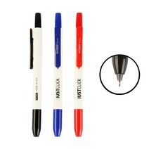 모리스 저스트클릭 네임펜F 엑스트라 0.4mm 레드, 10개