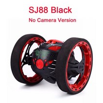 점프 바운스 자동차 SJ88 RC 자동차 스모 유연한 바퀴 원격 제어 로봇 4CH 2.4GHz 업그레이드 버전 신제품, SJ88-BLK-NoCam|CHINA