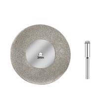 50/60mm 다이아몬드 절단 디스크 그라인딩 휠 톱 원형 3mm 생크 드릴 비트, 60
