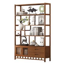 수석 진열장 도자기 장식장 거실 원목 엔틱 책장 상패, 7단 C형 101CM