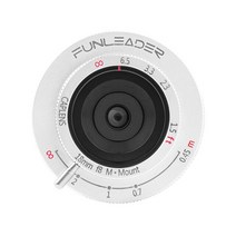 FUNLEADER-18mm F8.0 풀프레임 MF 카메라 렌즈 Leica M-마운트 사진용 소니 E/캐논 RF/니콘 Z/후지 X, 02 white_03 Leica M