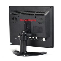 휴대용 충전식 모니터HorapLCD 1024x768 IPS 8 인치 모니터 휴대용 역방향 카메라 LCD 화면 HDMI VGA BNC, 01 미국 플러그