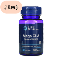 라이프익스텐션 감마리놀렌산 참깨 리그난 30 Me.ga GLA, 1개, 30정, 30개