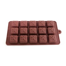 이홈베이킹 실리콘몰드-리본선물(15구), 단품