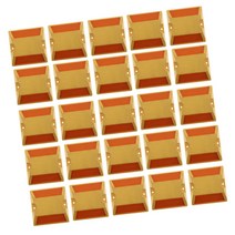GHSHOP 25 X 노란색 플라스틱 반사 도로 포장 마커 도로 스터드 오래 지속, 설명, 옐로우