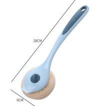 주방 청소 브러시 깨끗한 좁은 긴 손잡이 물고기 탱크 짚 아기 우유 병 갭 유리 튜브, [02] 1PC