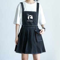 미용사 앞치마 꽃집 카페 미용실 애견미용 스커트, 카키