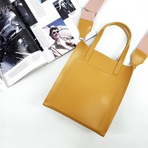 홍대언니 앞포켓 스퀘어 토트 크로스백 핸드백 J051