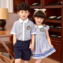 유치원 여름 하복 원복 교복 어린이집 하늘색 반팔