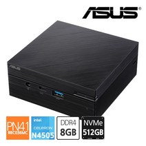 에이수스 ASUS 미니PC PN41-BBC036MC N4505 RAM 8GB SSD NVMe 512GB 인텔 CPU 컴퓨터 COM Port, 단품