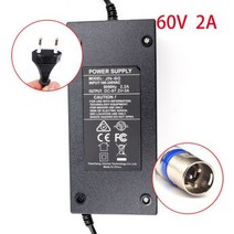전동휠 외발전동휠 67.2v 2A 리튬 배터리 충전기 전기 스쿠터 외발 자전거 셀프 밸런싱 자동차의 지능형 충전기에 적용 가능, 60v A