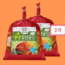종가 생생유산균 포기김치 3.2kg x 2개, 상세페이지 참조