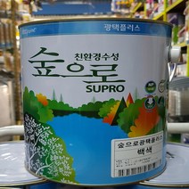 KCC 숲으로 광택플러스 내부용 유광, 백색, 4L, 1개