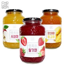 초록원 딸기잼 사과잼 파인애플망고잼 1kg, 딸기잼 1kg