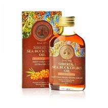 SIBERIAN TREASURE 시베리안 씨벅톤 오일 100% 냉압착 비타민 나무 100ml Sea Buckthorn Oil, 1개