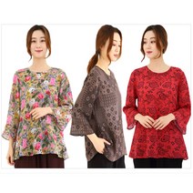 인견옷 인견블라우스 뒷단추 블라우스