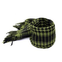 아라파트 아랍 스카프 숄 Keffiyeh Kafiya Lightweight Military Shemagh 팔레스타인