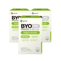 cj byo 바이오 유산균 식물성 패밀리 바이오 코어 데일리 유산균 30포 X 3박스