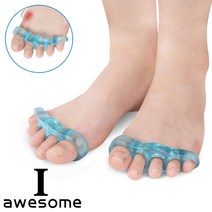 1 pairs Orthotic insole Toe Separator Insoles Straightener Pad Foot H [B00110302], 1개, 04-S-110302