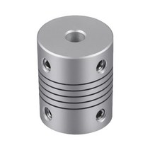 Sinoblu 12mm ~ 12mm 샤프트 커플링 30mm 길이 25mm 직경 스테퍼 모터 커플러 알루미늄 합금 조인트 커넥터 3D 프린터 CNC 기계 DIY 인코더 용, D25 L30, 12mm to 12mm