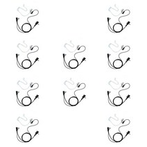 Klykon Vx-261 Earpiece Covert Acoustic Tube Bodyguard Ear Piece Headset with Mic for Motorola Vertex