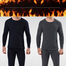 겨울 따뜻한 슬림핏 남자 발열속옷 기모내복 세트