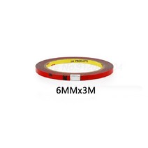 테이프 1 pcs 3M 94 접착 프라이머 촉진제 10ML 접착력 증가 자동차 포장 적용 도구 용 스타일링, [02] 6mm, [01] 3M