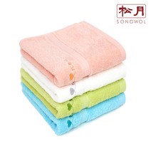송월타올 스윗하트 하니 100g 고급면 20수, 1매, 살구