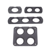 차박 DIY 소켓 매립형 볼트 메타 1구 2구 3구 4구 볼트메타 30 캠핑카DIY QC3.0 파이 홀쏘 카라반DIY, 2-브라켓-2구