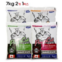 테비토퍼 프락티캣 7kg 2개입 벤토나이트 고양이모래, 사과 7kg 2개