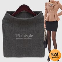 피오뜨 Best 7301 심플기모3부 스커트