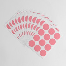 탁풀 동그라미스티커 동그란 동전 스티커 20mm 12매, 1개