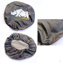 타이어보관Suzuki Jimny JB74 JB64 액세서리 1 개 자동차 14 인치 PVC PU 가죽 스페어 타이어 휠 커버 백, 01 1 pc