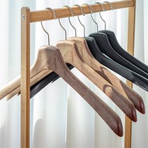 국내생산 자국방지 논슬립 바지걸이 옷걸이 모음, 셔츠걸이 브라운 10개
