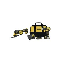 DEWALT 디월트 DCD708C2-DCS354B-BNDL 20V 최대 드릴 드라이버 키트 및 멀티 툴
