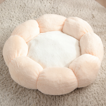 SAIVEINA 반려동물 대형 고양이 강이지 방석 애완동물 용품 자고 쉬는 따뜻한 쿠션, 55cm, 핑크