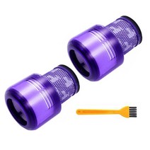 다이슨 V11 V15 SV14 사이클론 용 HEPA 필터 동물 절대 총 깨끗한 무선 진공 청소기 교체 정품 유닛, 02 2 Quantity