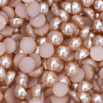 저스트씨 ZOTOONE-진주 손톱 장식 핸드폰 아이언 DIY 플랫백 매니큐어 진주 페르시 아플리케 옷 스티커 납유리 1000 개, [08] 10mm, [01] 1000Pcs, [11] LightCoffee