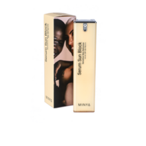 미냐 세럼 선 블록 센서티브 스킨 리포머 SPF50+ PA++++ - 민감성 클리어 선크림, 2개, 45ml