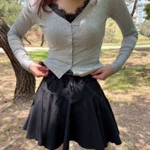 여름 레이스 나시 가디건 세트 러블리코디