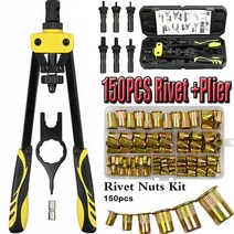 150pcs Rivet Nut M3-M10Hand Tool Riveter Rivnut Gun Mandrels Professional M3- M10 Repair