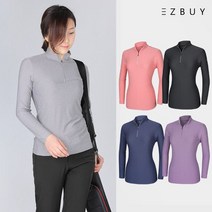 이지바이 예쁜걸 여성 춘추용 긴팔 집업 티셔츠 ST22LT075W