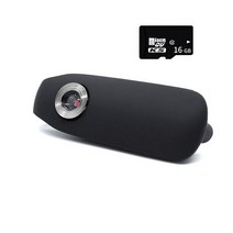 모션캡처경찰 바디 카메라 미니 디지털 4K 마이크로 캠 지원 모션 감지 및 루프 녹음 128G Micor SD 카드, 02 With 16G TF card