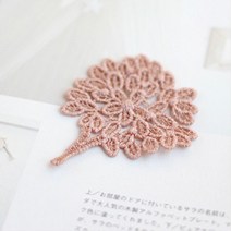 플리마켓 헤어 악세사리 제작용 꽃나무 모티브 4개 뜨개공방 수업용 주부