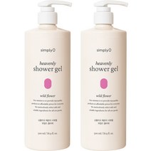 심플리오 헤븐리 샤워젤 와일드플라워, 3개, 500ml