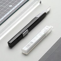 예리한 고강도 크롬 커터칼 (5컬러택1) 커터날 별도구매 가능, 별도구매리필칼날10개